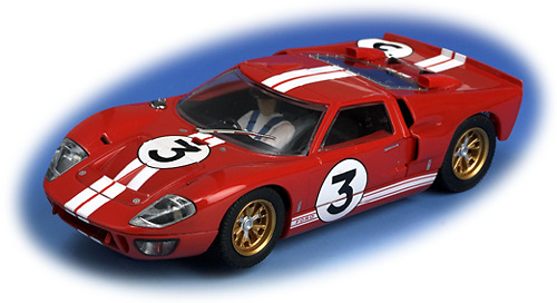 SCALEXTRIC Ford GT 40  MK II  red # 3